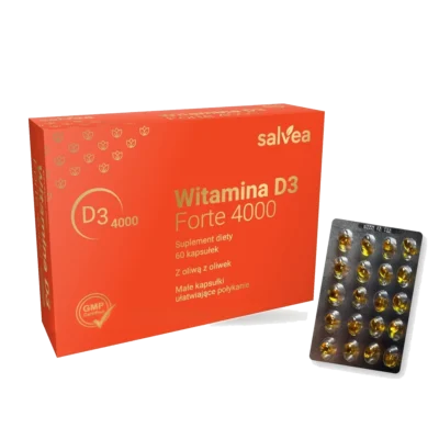 Witamina D3 Forte 4000 j.m. – opakowanie i blister